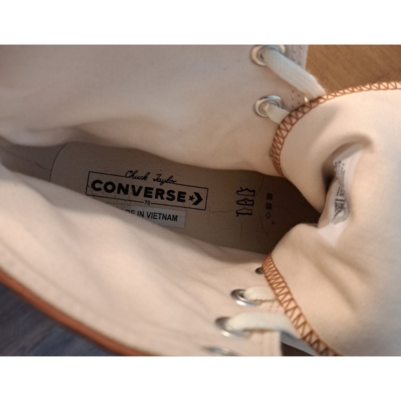 Converse Chuck Taylor All Star Lift Hi Brown Platform Boots Men 9.5 Women 11.5 - Picture 7 of 8